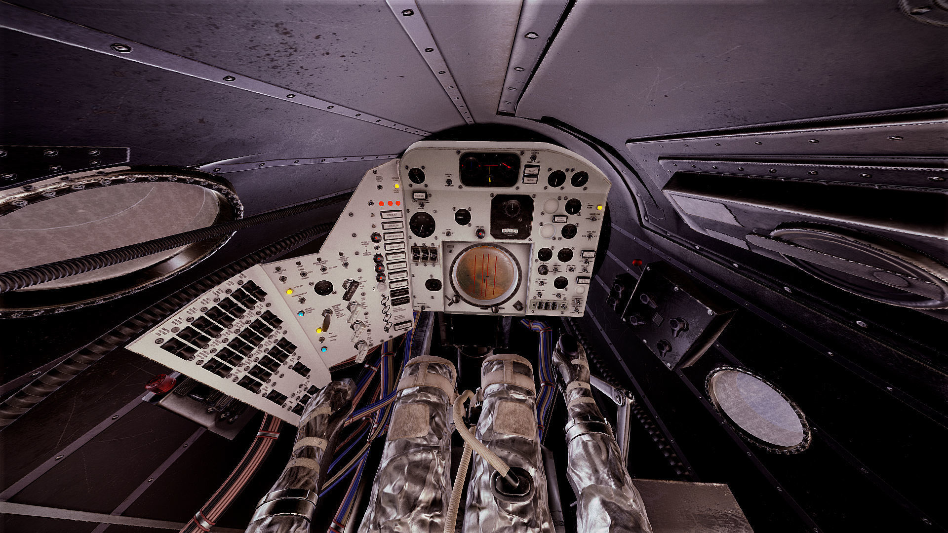 Mercury Redstone Cockpit Low-poly 3D model_15