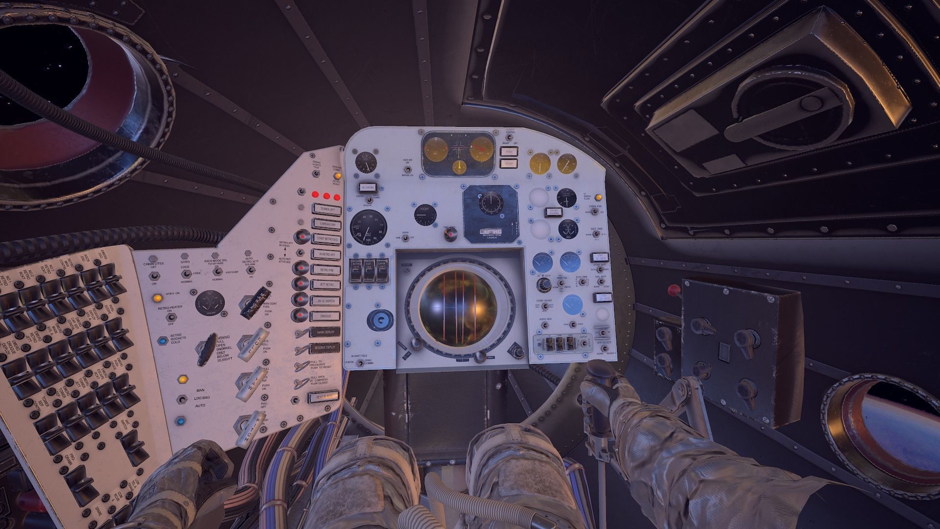 Mercury Redstone Cockpit Low-poly 3D model_38