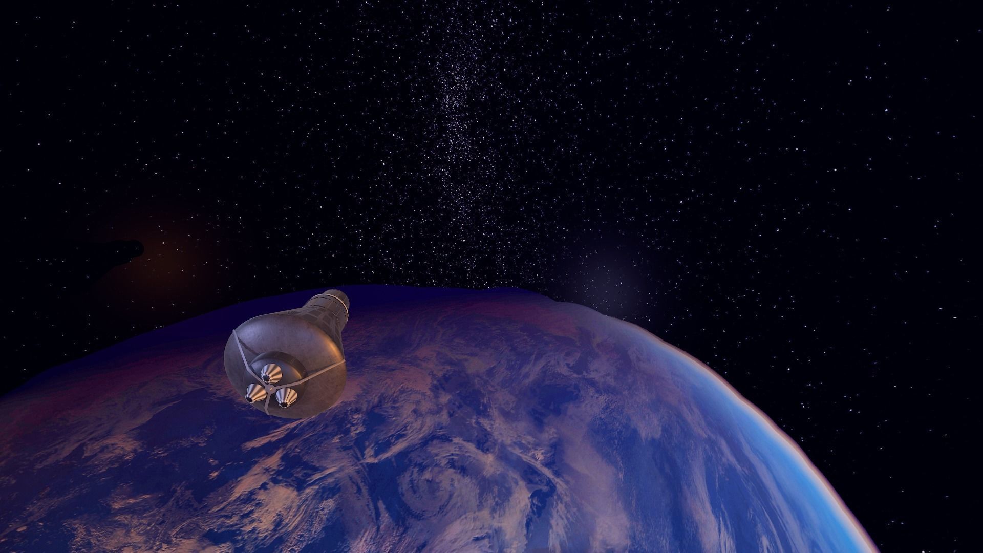 Mercury Redstone Cockpit Low-poly 3D model_29