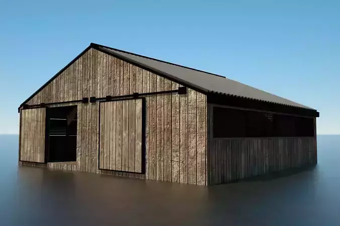 Edwardian Timber Store Free low-poly 3D model