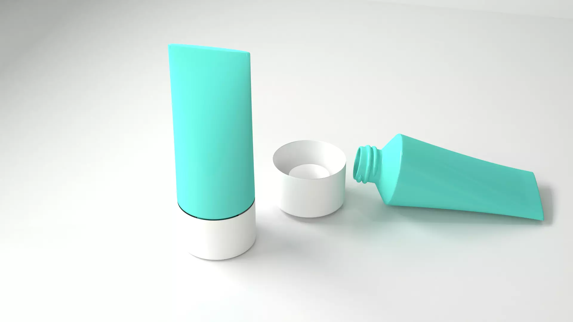 Tube Bottle 1 - Moisturizer Bottle 3D model