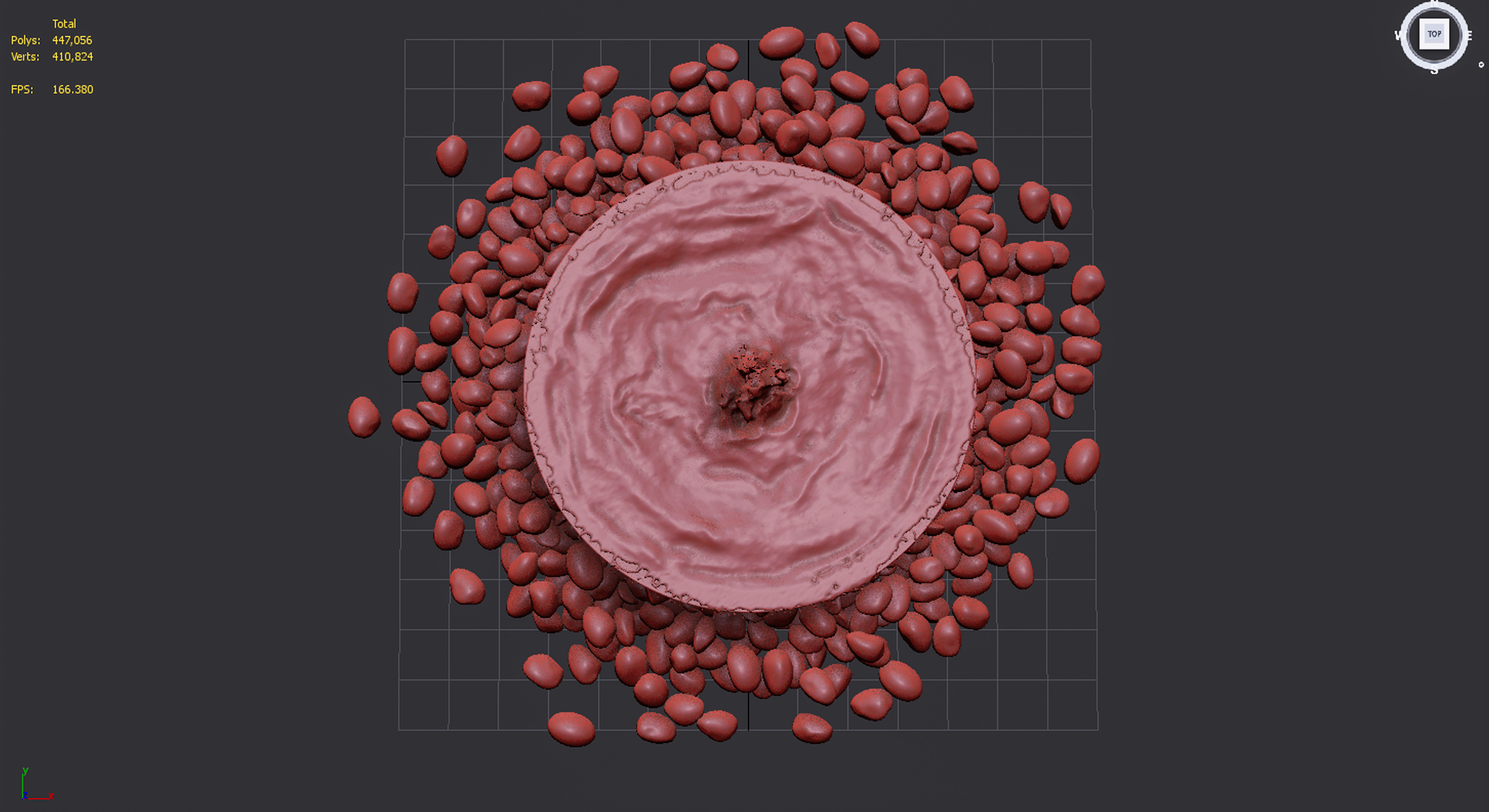 Water Bowl Fountain 3D model_8