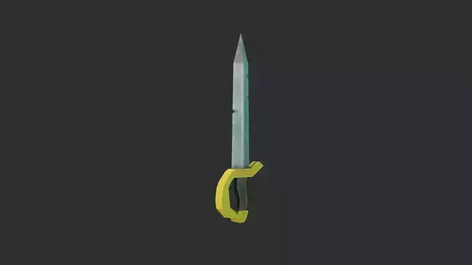 Stylized Medieval Sword 3 Low-poly 3D model