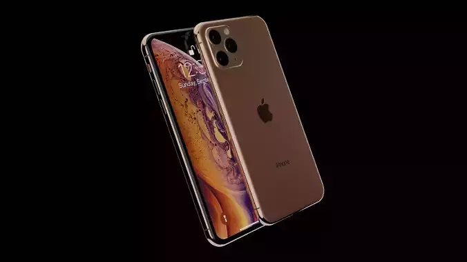 iPhone 11 Rose Gold 3D model