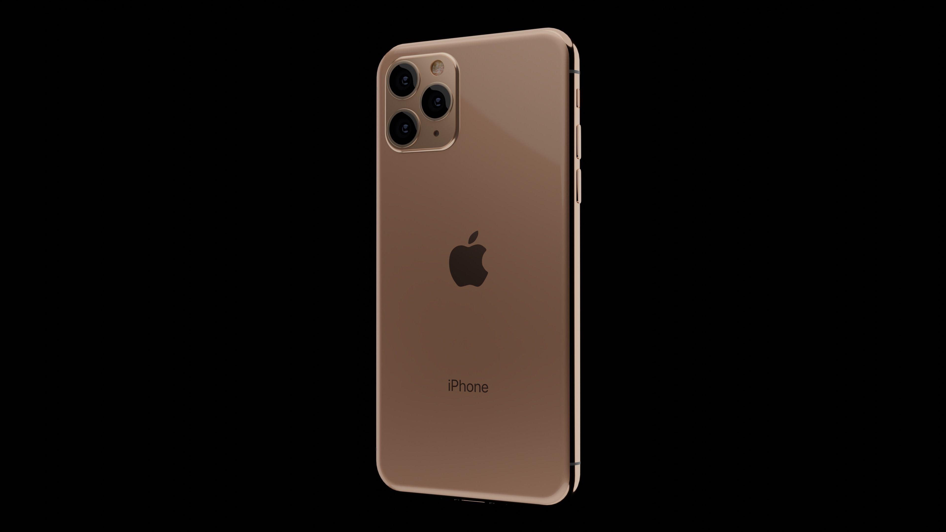 iPhone 11 Rose Gold 3D model_2