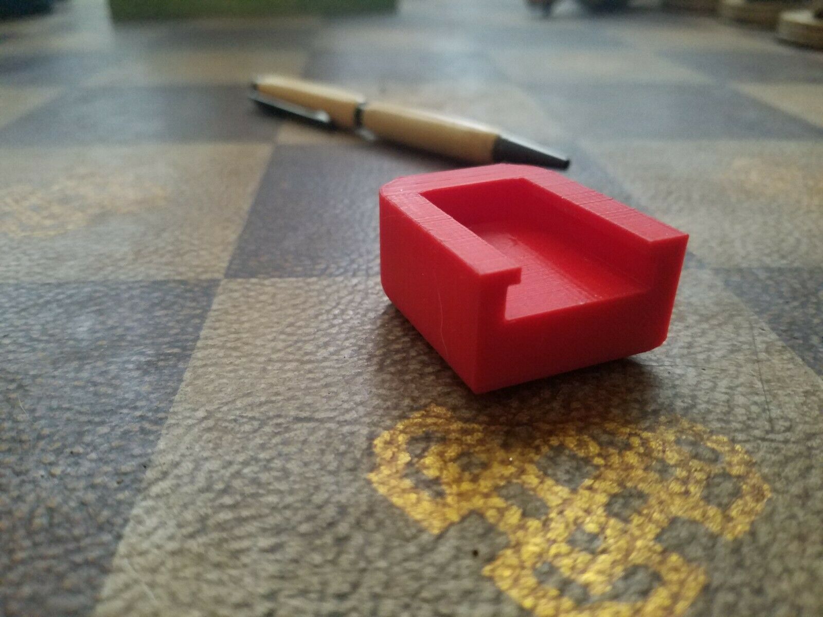Pen turning press 3D print model_3