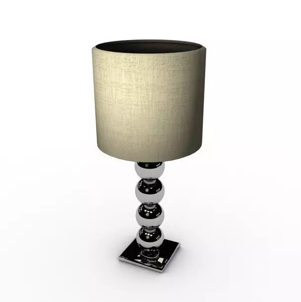 Sphere table lamp 3D model_0