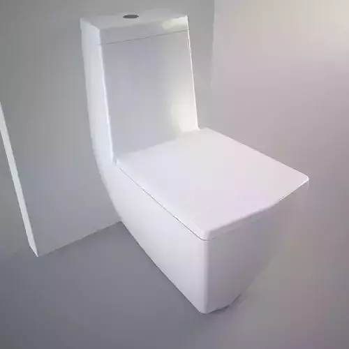 Althea Oceano Toilet Low-poly 3D model