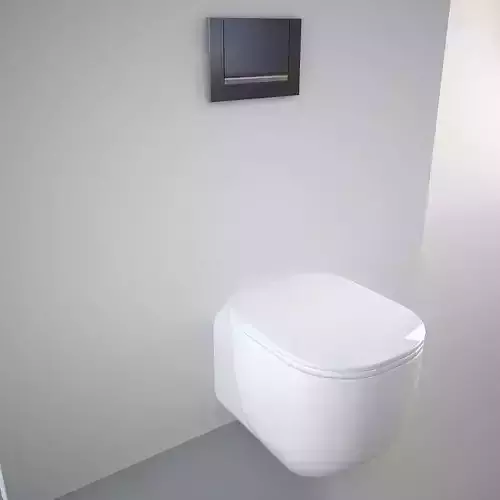 Pozzi Ginori Toilet 500 Low-poly 3D model