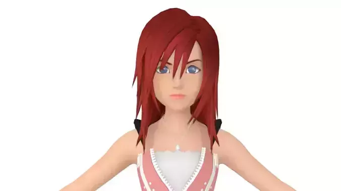 Kairi From Kingdom Hearts Free 3D model