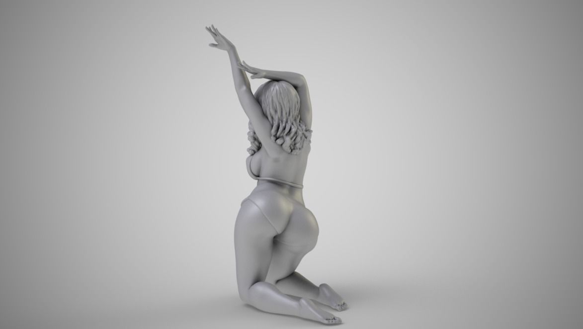 Woman with Beautiful Arms 3D print model_5