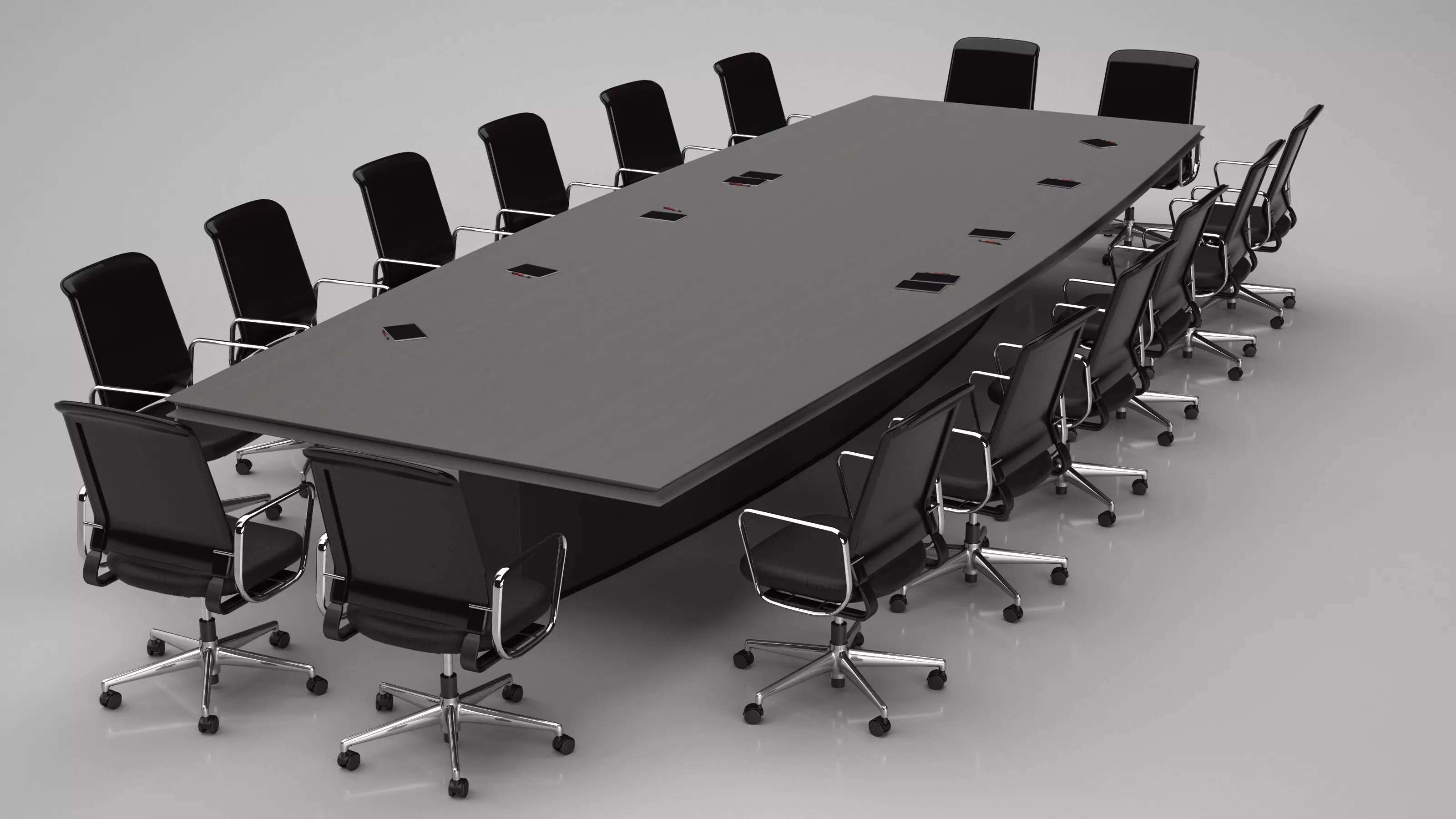 Conference Meeting Room Furniture 08 3D model_0