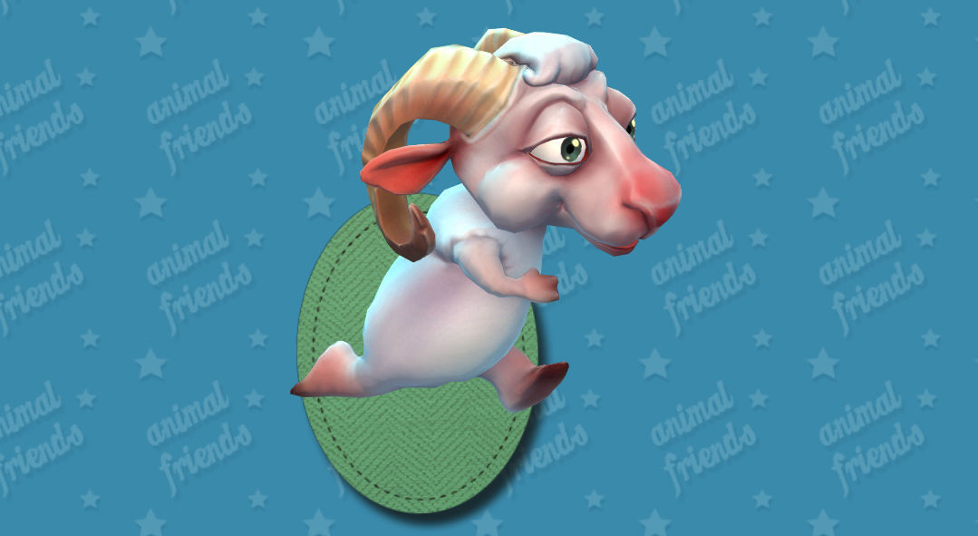 Farm Animals Friends 3D model_22