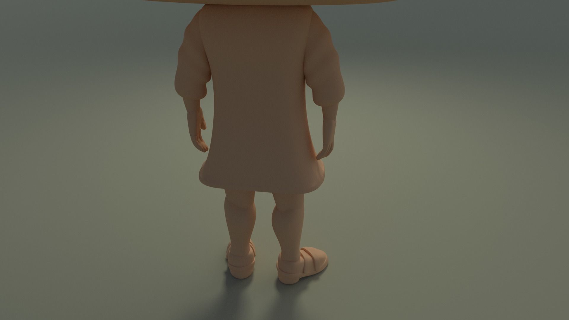 Custom Pop Girl Dressed No Hair DIY Figure 3D Print Model 3D print model_11