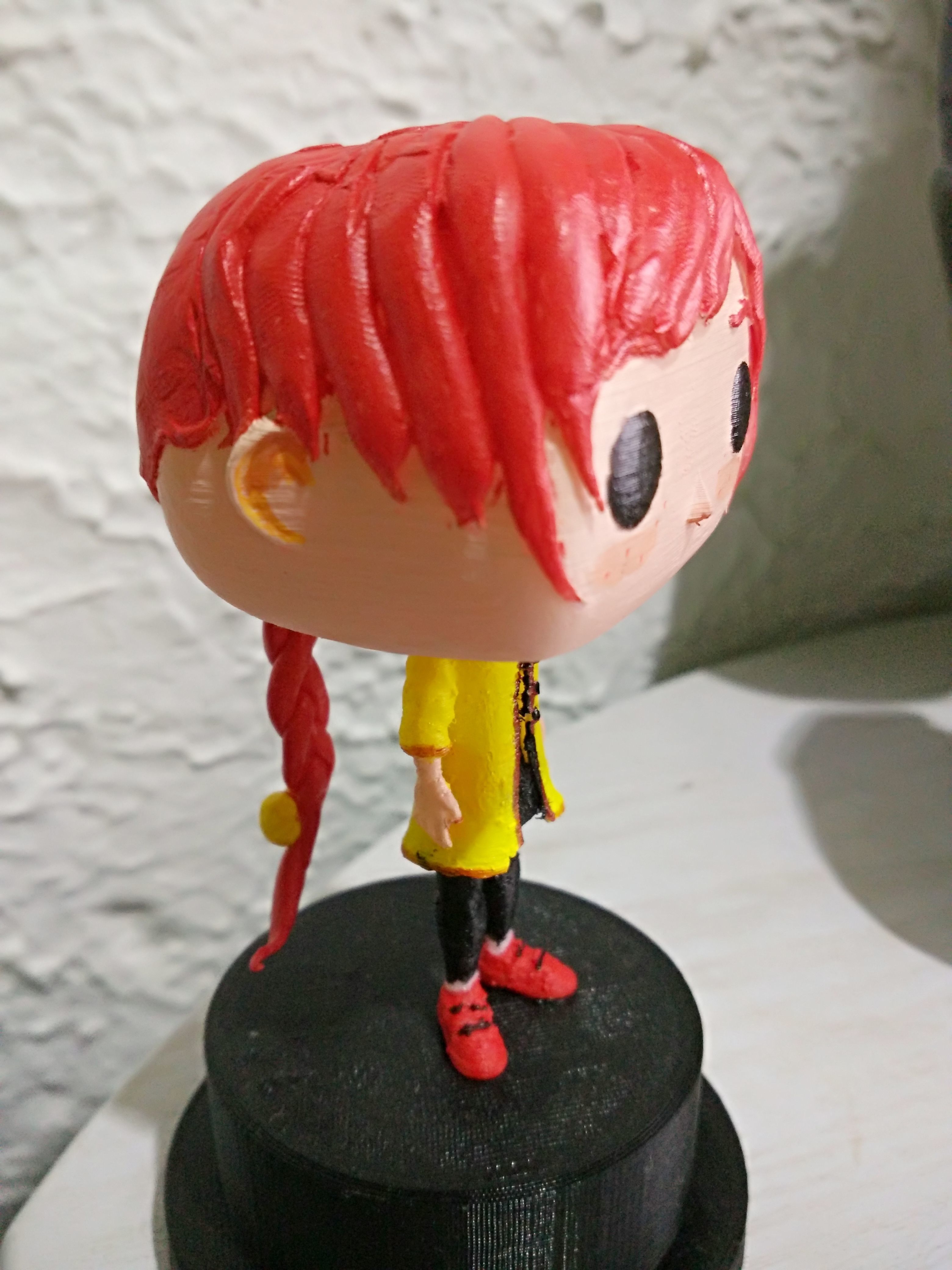 Custom Pop Girl Dressed No Hair DIY Figure 3D Print Model 3D print model_14