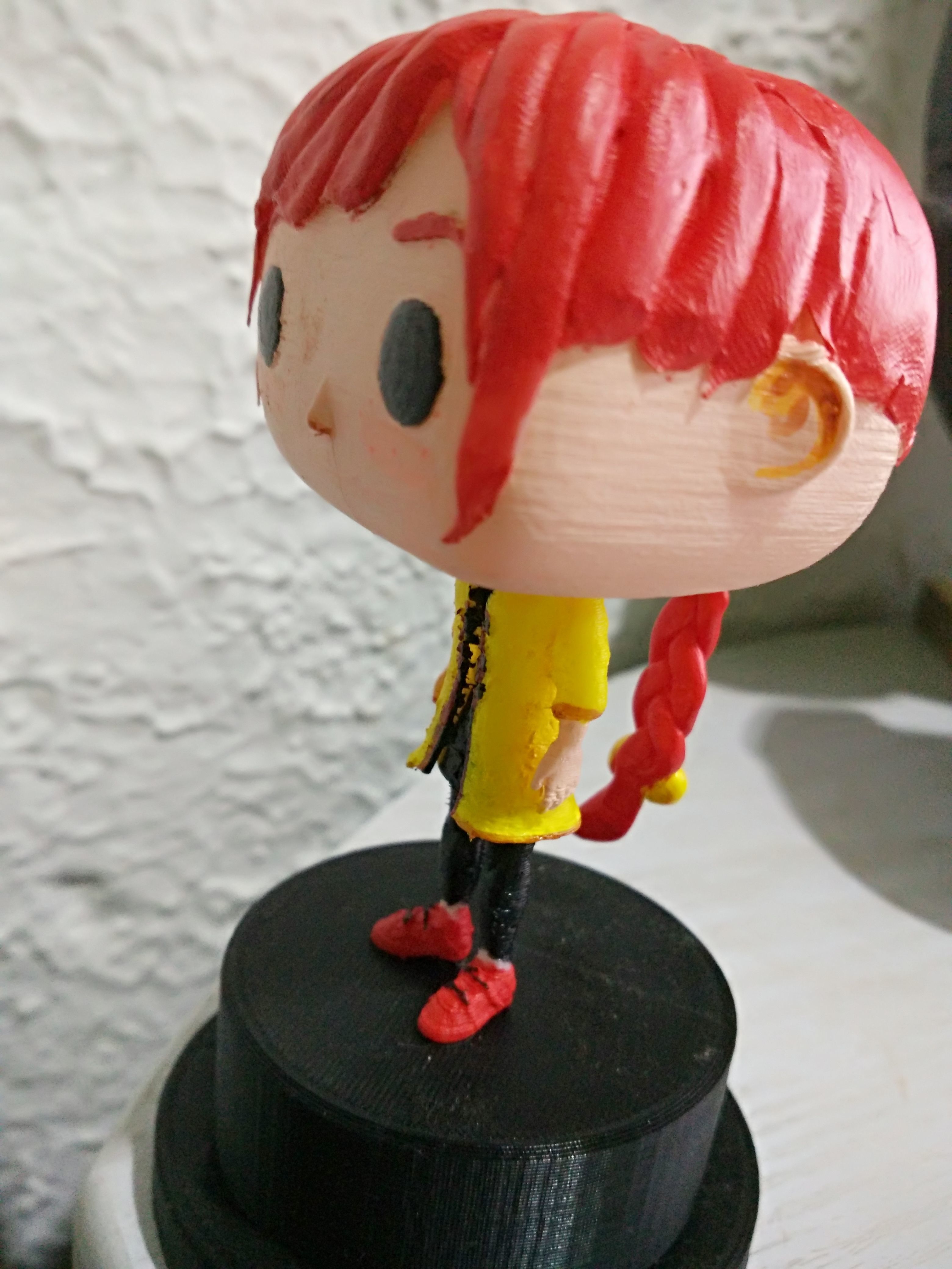 Custom Pop Girl Dressed No Hair DIY Figure 3D Print Model 3D print model_15