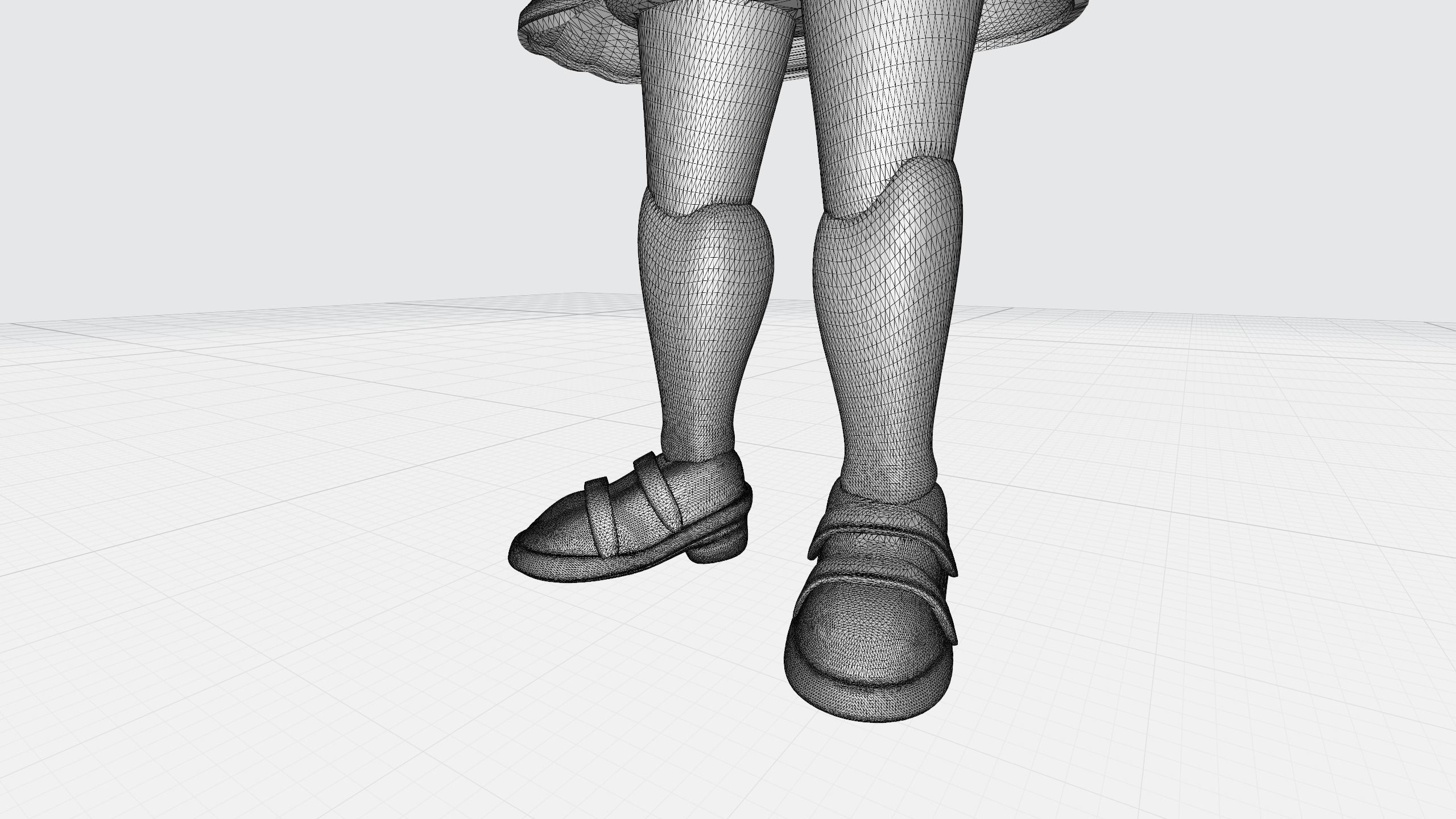 Custom Pop Girl Dressed No Hair DIY Figure 3D Print Model 3D print model_3
