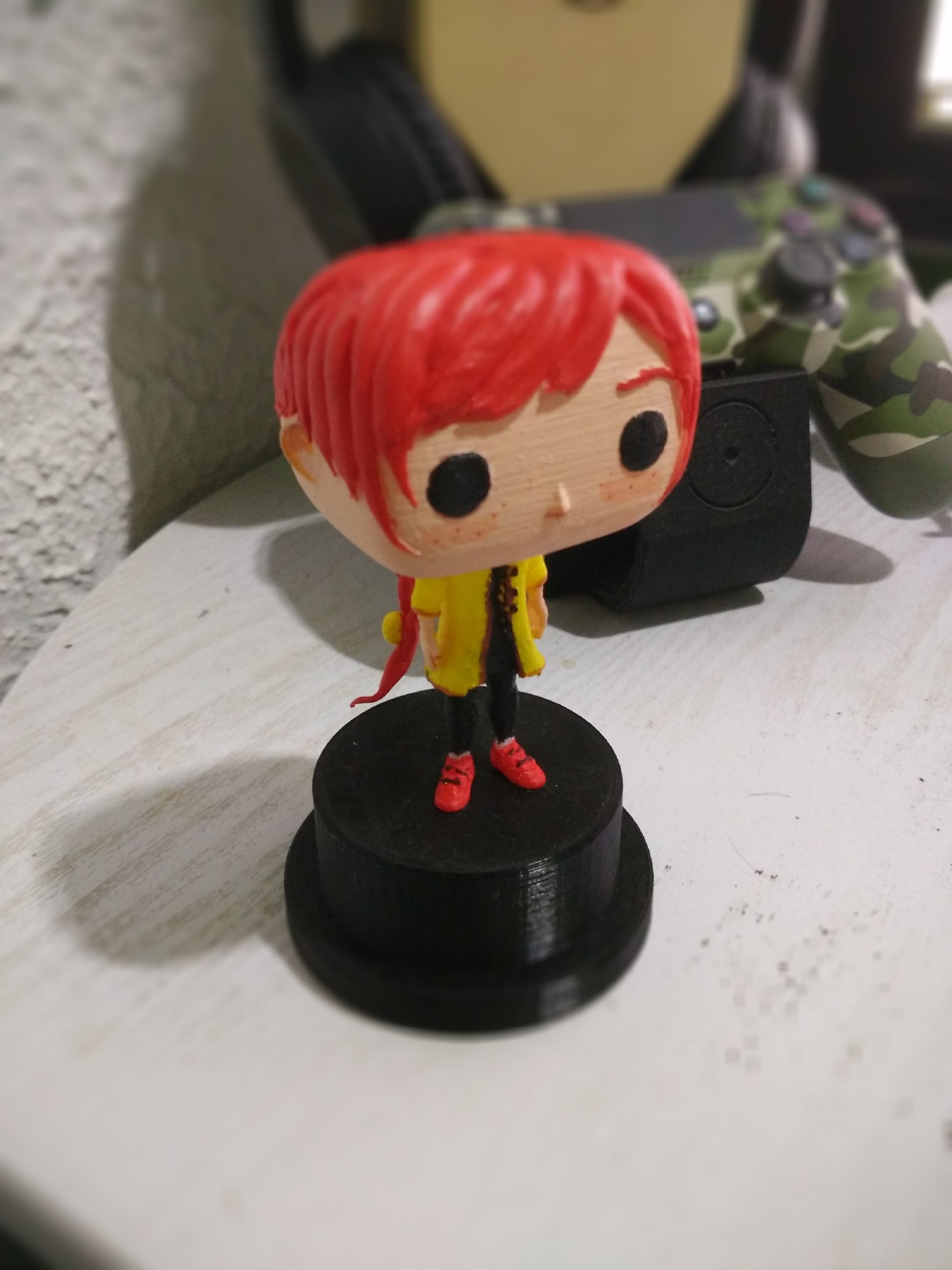 Custom Pop Girl Dressed No Hair DIY Figure 3D Print Model 3D print model_13