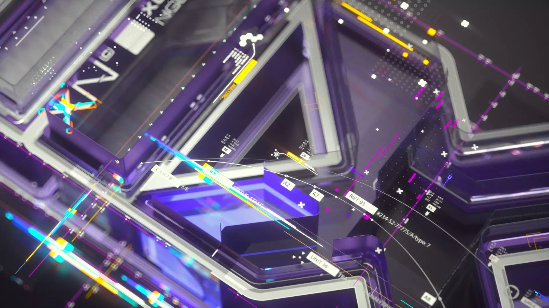 Broadcast Design - C4D Octane Scene File 3D model