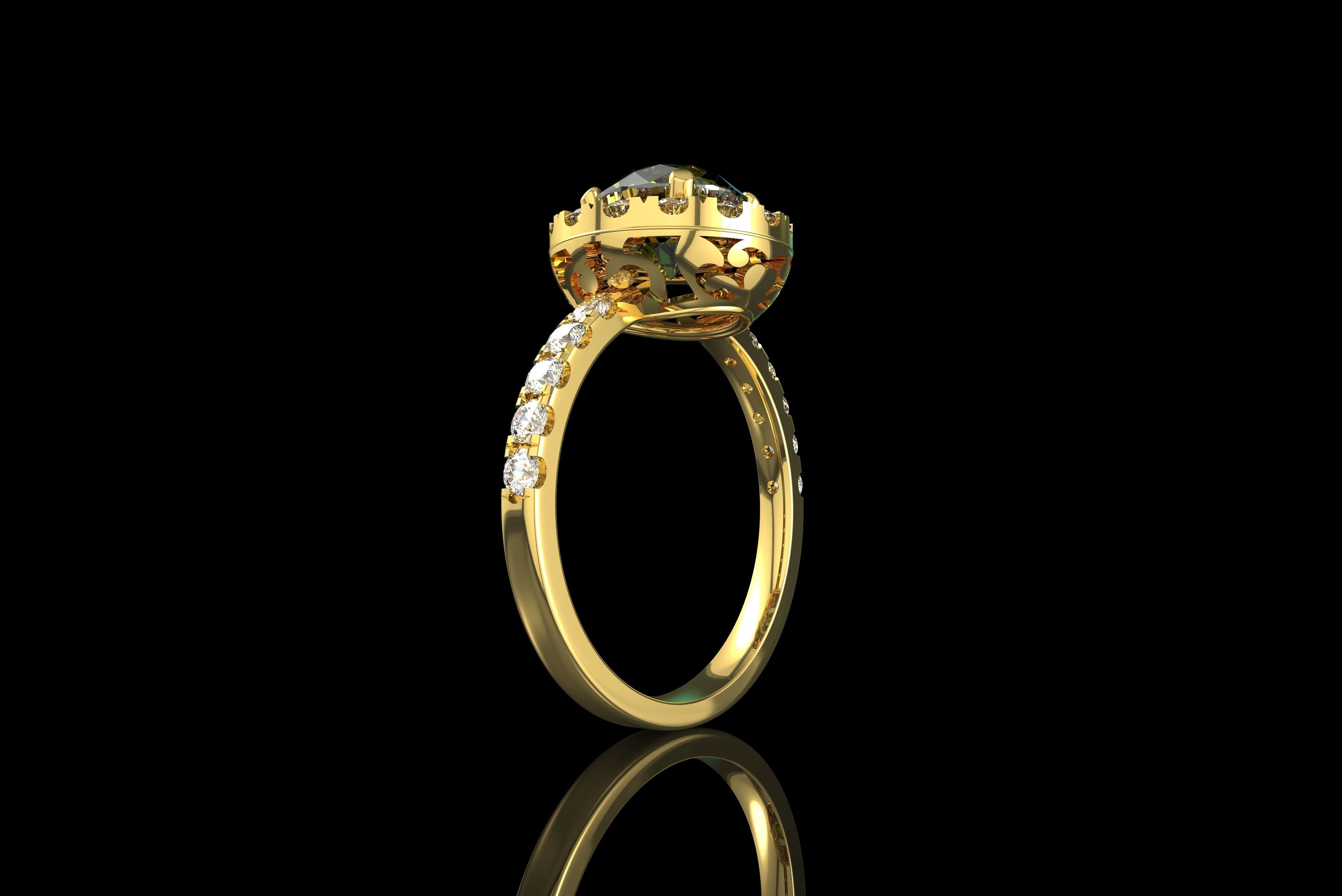 Gold N679 3D print model_5