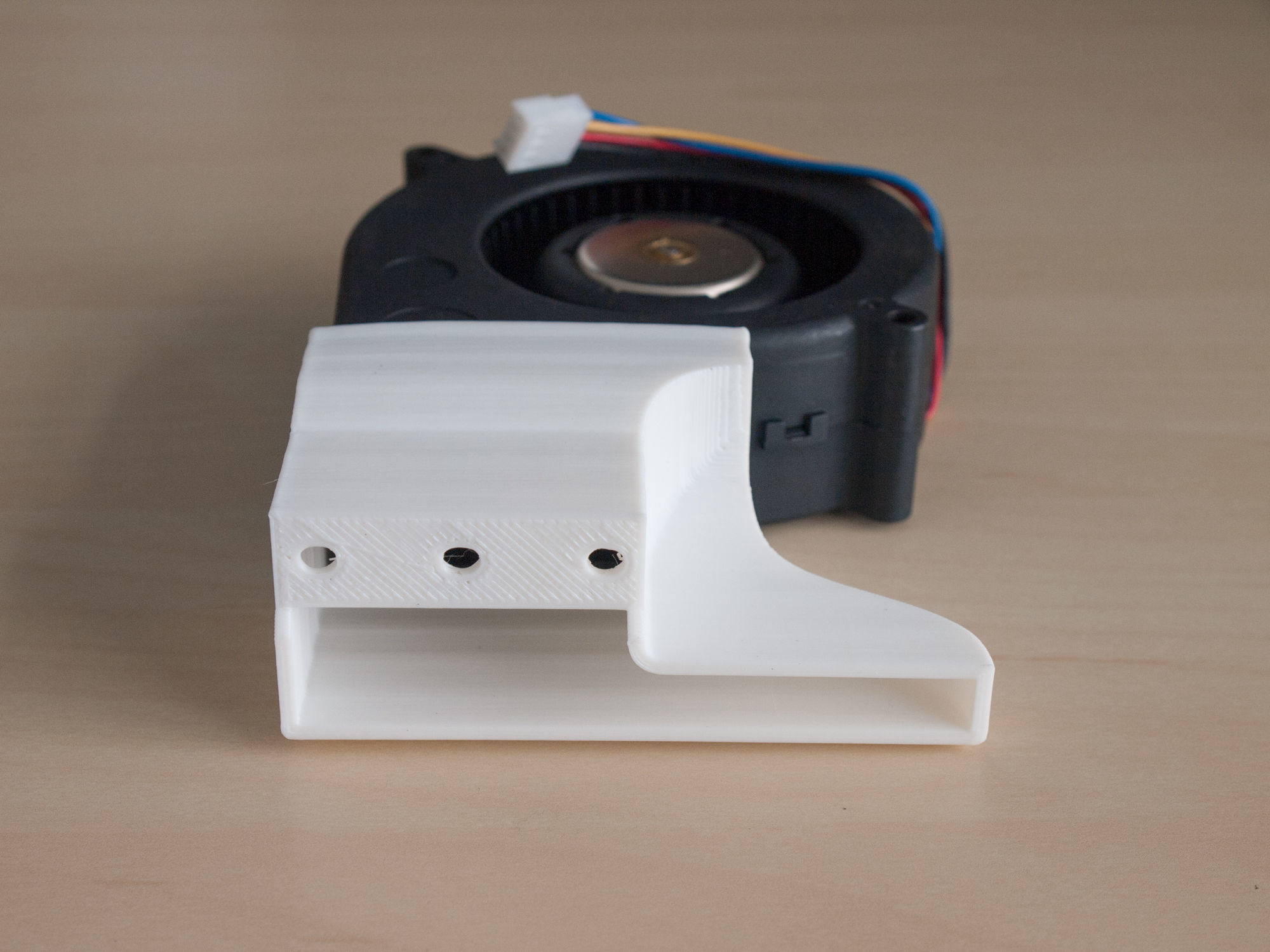 NVIDIA Tesla K40 K20 K20X cooling fan shroud duct 3D print model_9