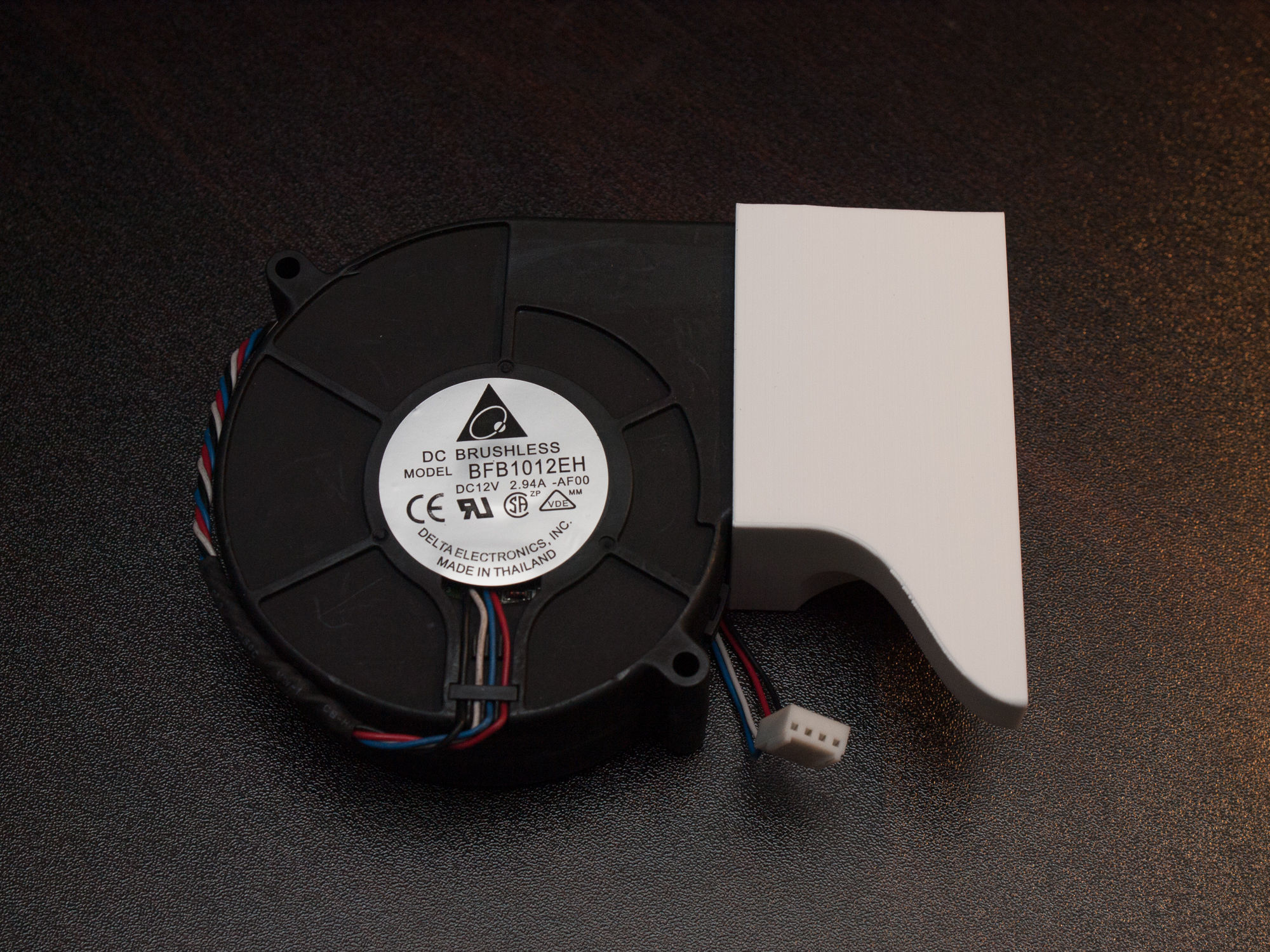 NVIDIA Tesla K10 cooling fan shroud duct also fit GRID K2 3D print model_9