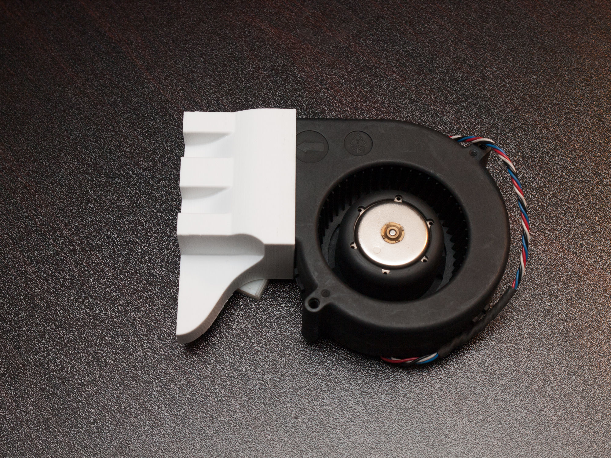 NVIDIA Tesla K10 cooling fan shroud duct also fit GRID K2 3D print model_8