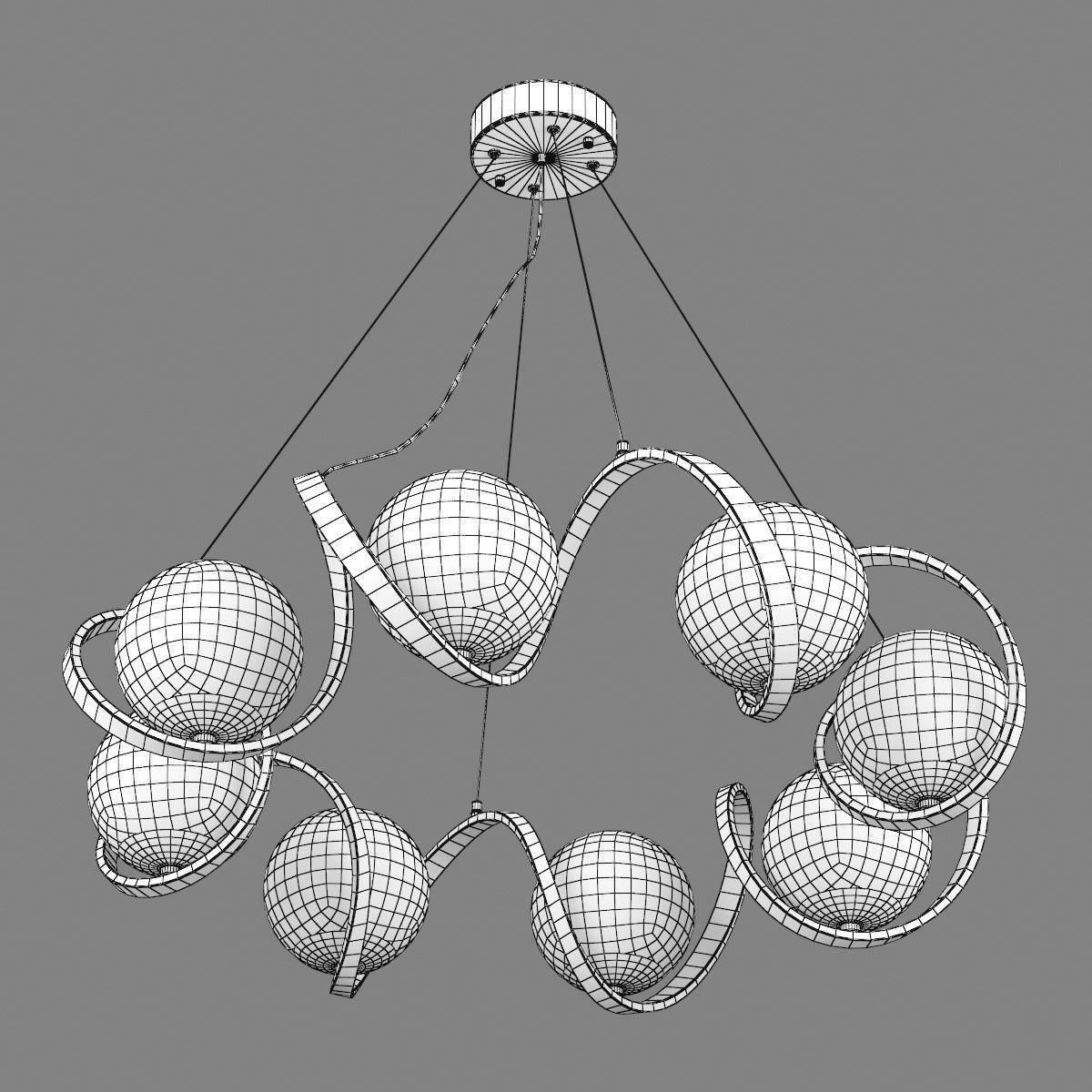 803167 Globo Lightstar Chandelier 3D model_6