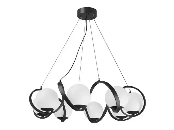 803167 Globo Lightstar Chandelier 3D model