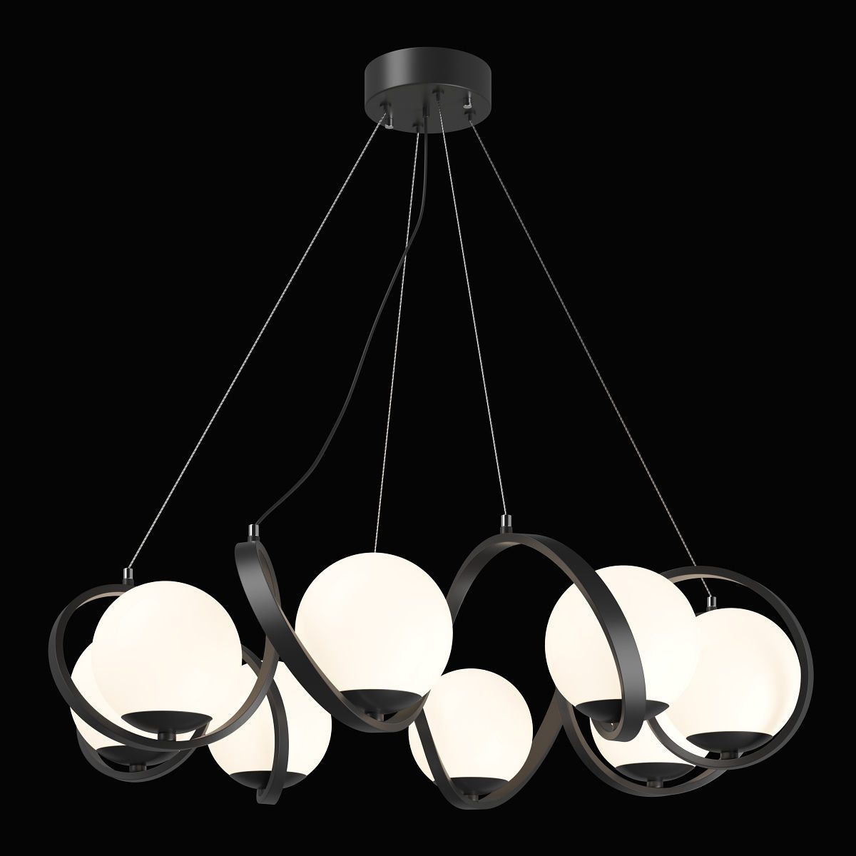 803167 Globo Lightstar Chandelier 3D model_1