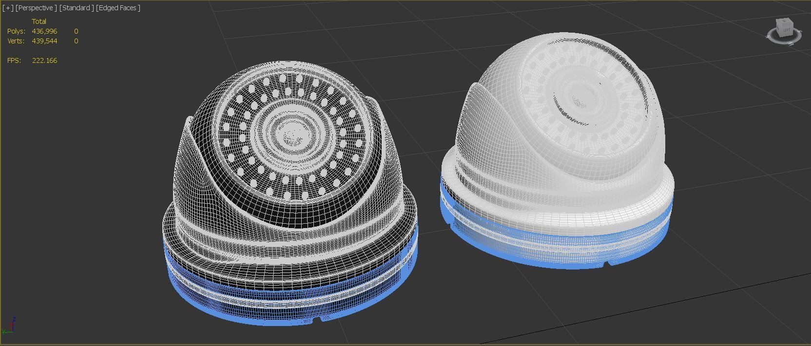 Dome Security Camera 3D model_12