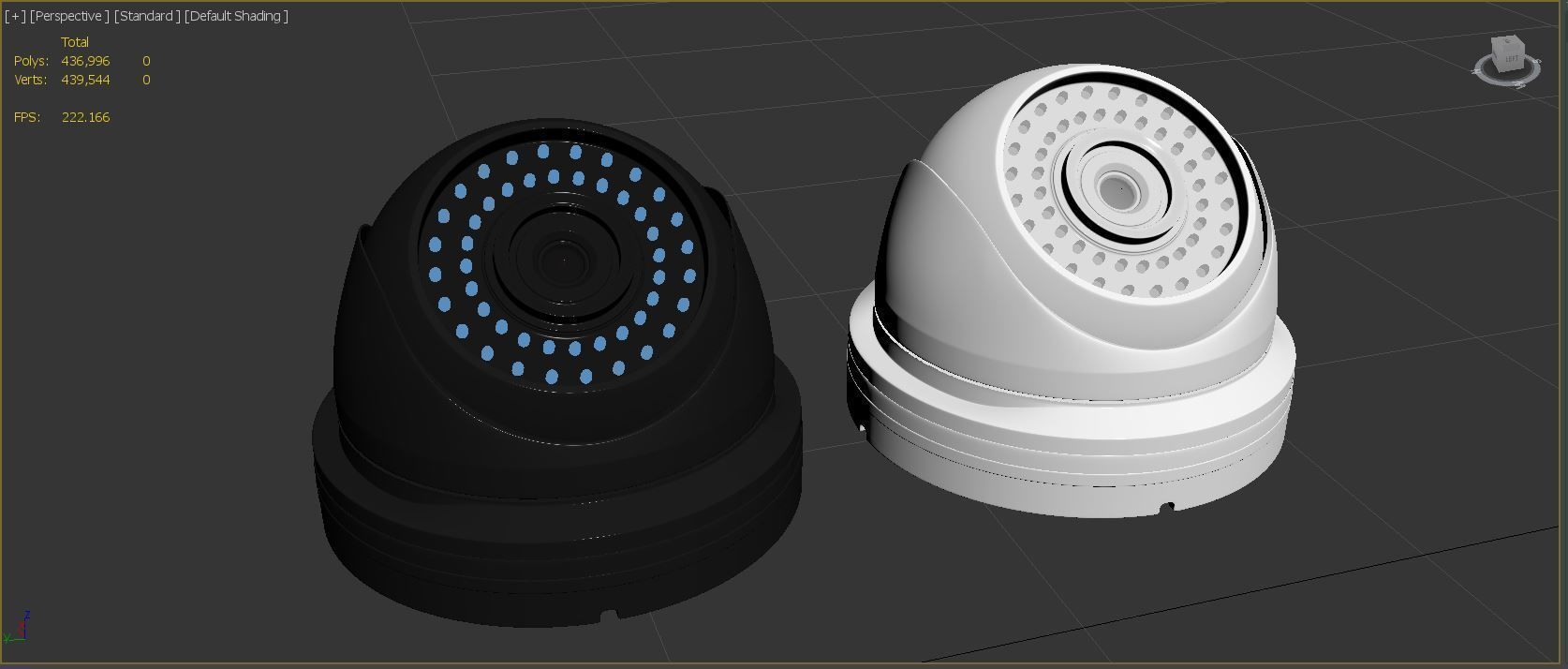 Dome Security Camera 3D model_11