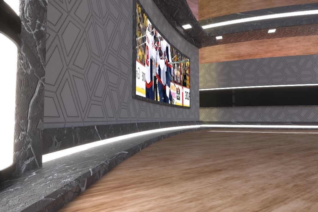 Virtual Broadcast Marble Studio 3D model_5