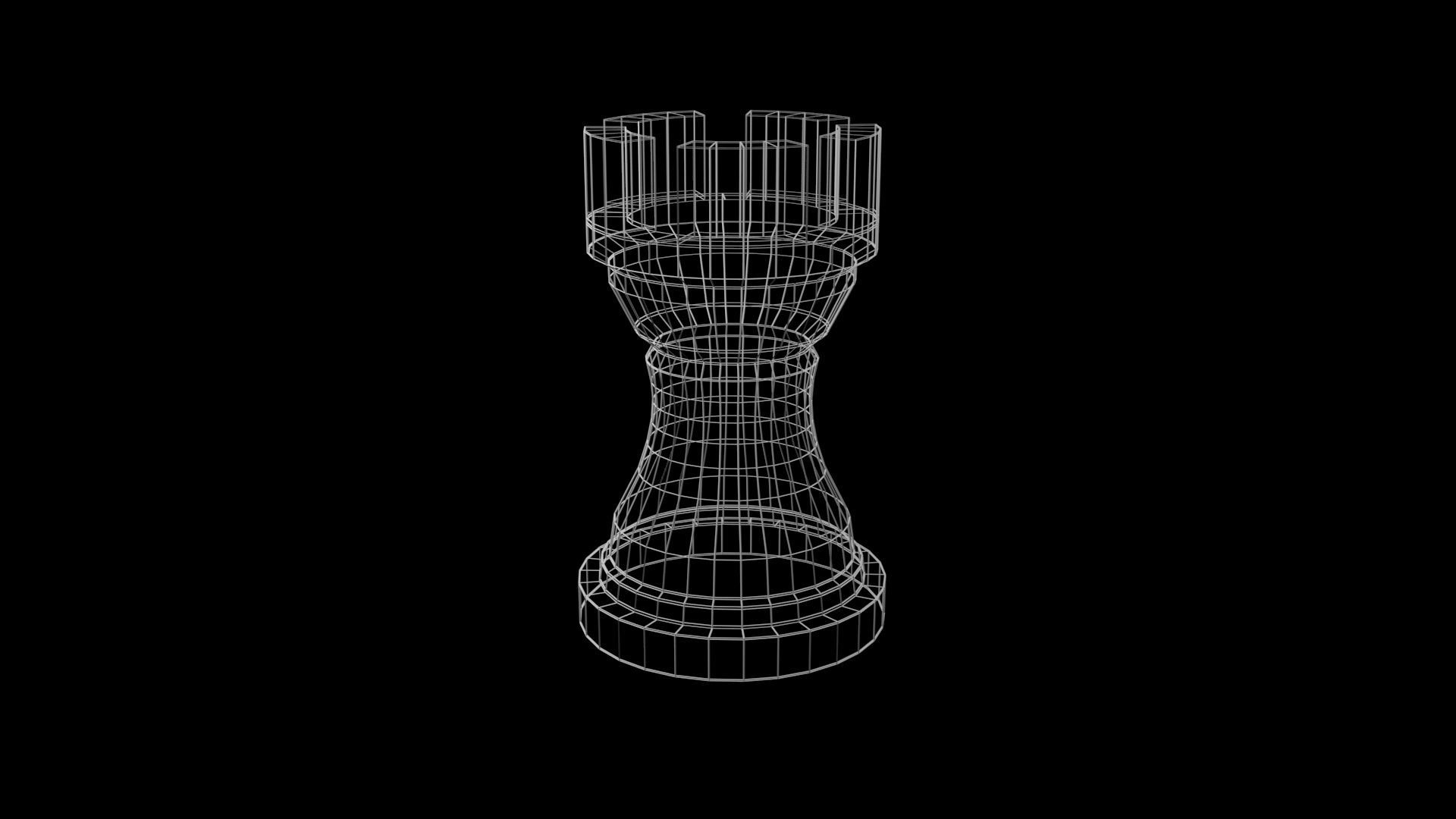 Chess Rook Free 3D model_2
