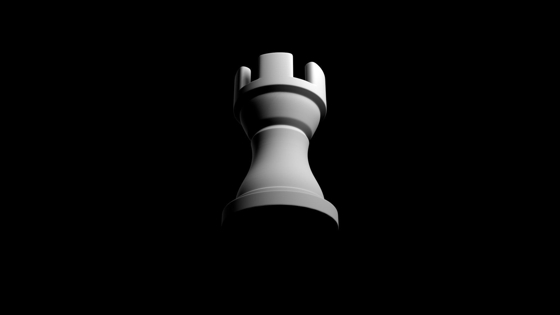 Chess Rook Free 3D model_4