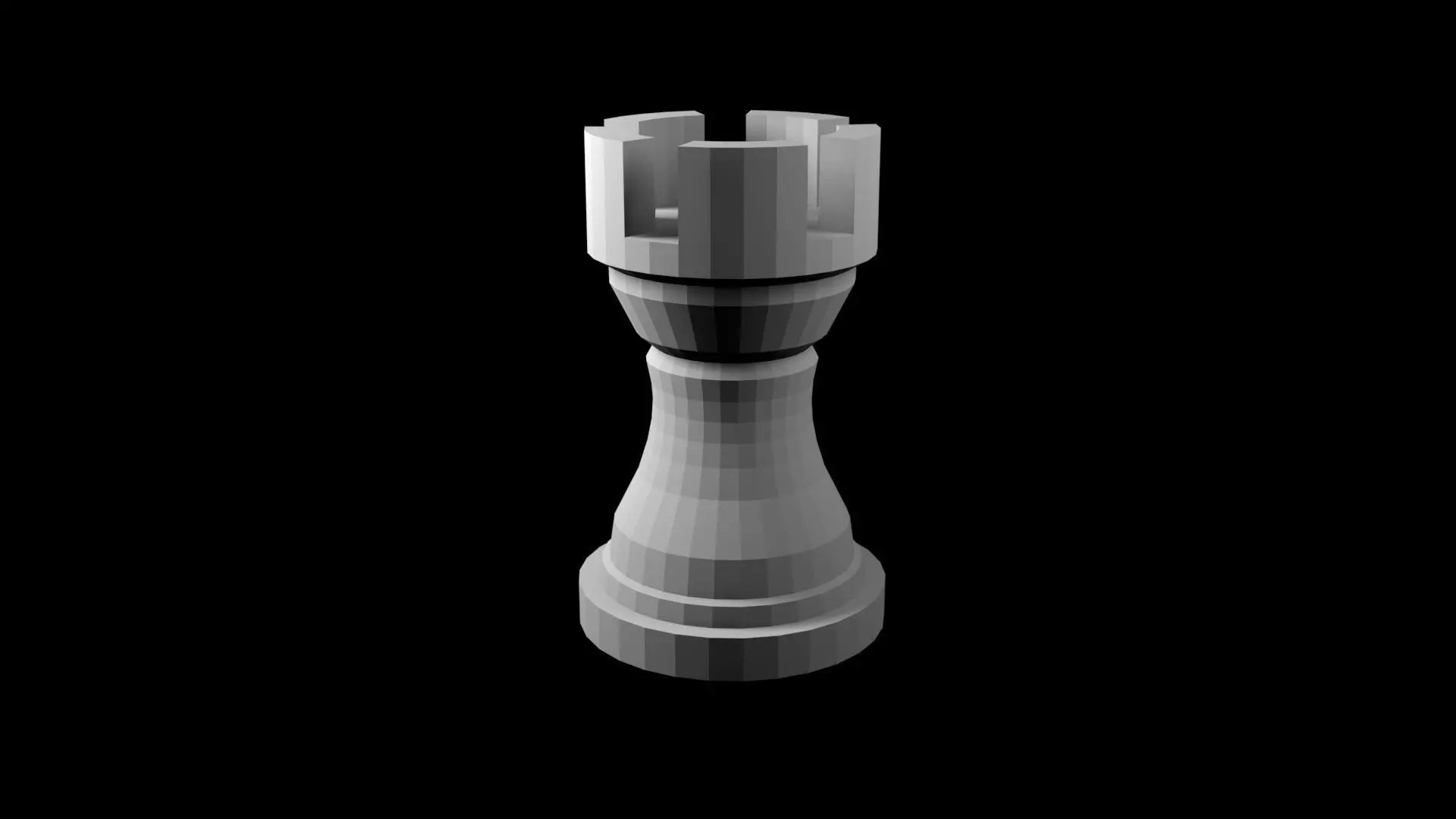Chess Rook Free 3D model_0