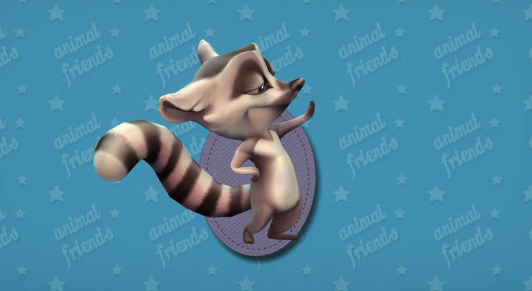 Wild Animal Friends 3D model_18