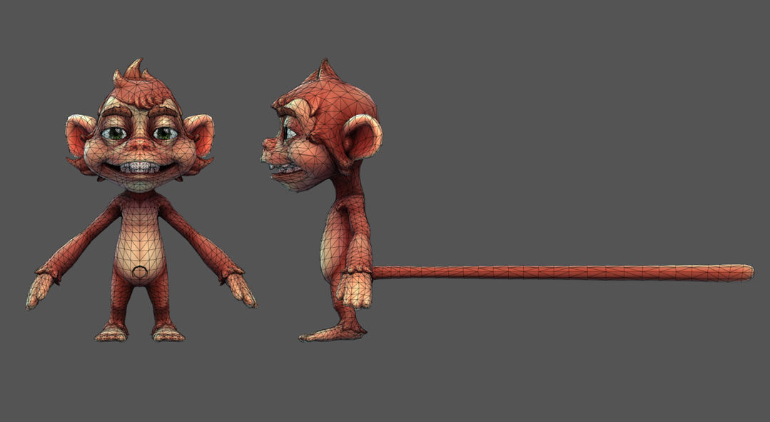 Wild Animal Friends 3D model_14