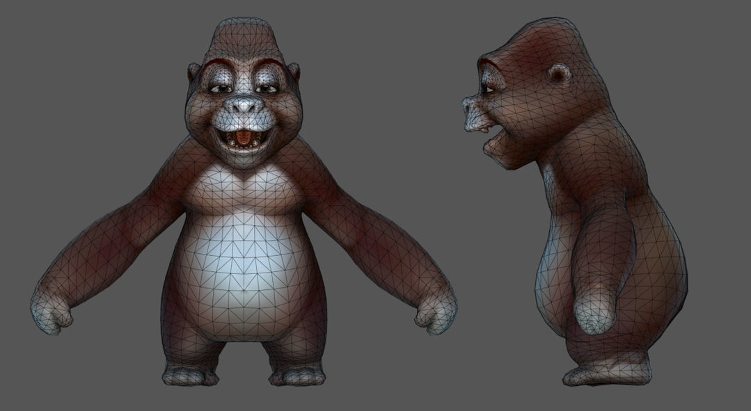 Wild Animal Friends 3D model_12
