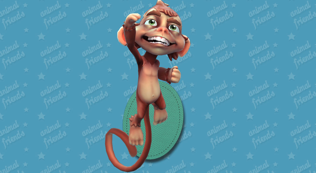 Wild Animal Friends 3D model_23