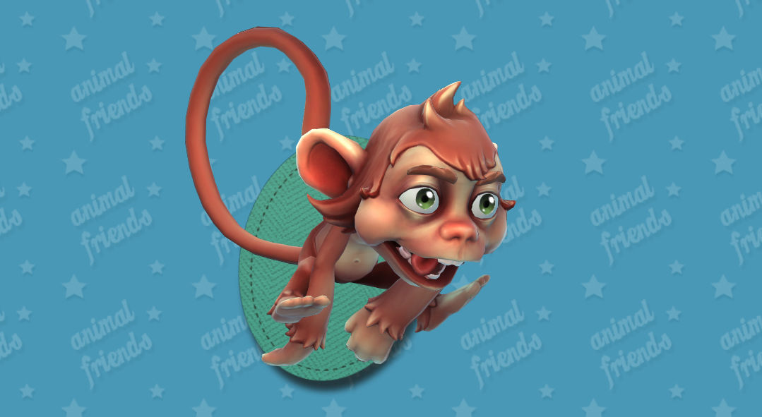 Wild Animal Friends 3D model_19