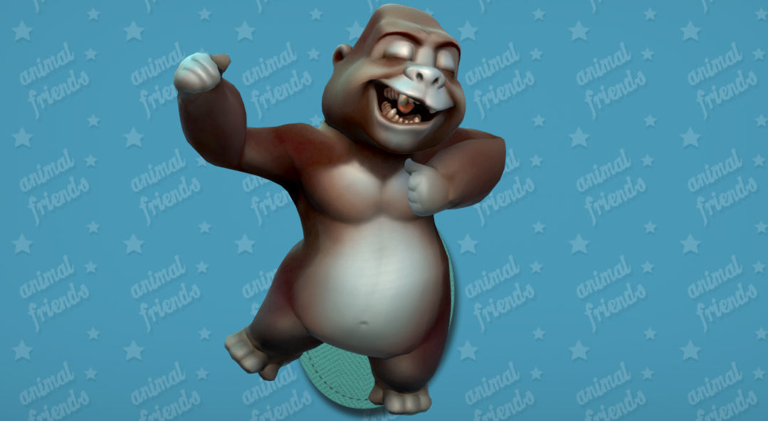 Wild Animal Friends 3D model_16