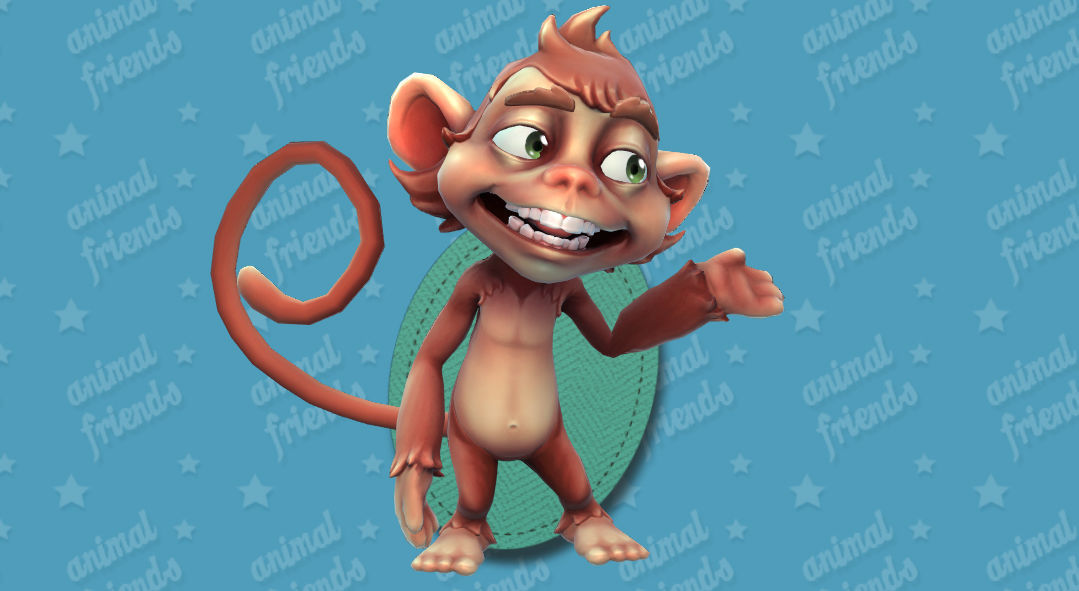 Wild Animal Friends 3D model_15