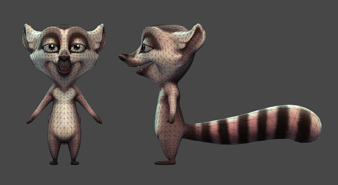 Wild Animal Friends 3D model_13