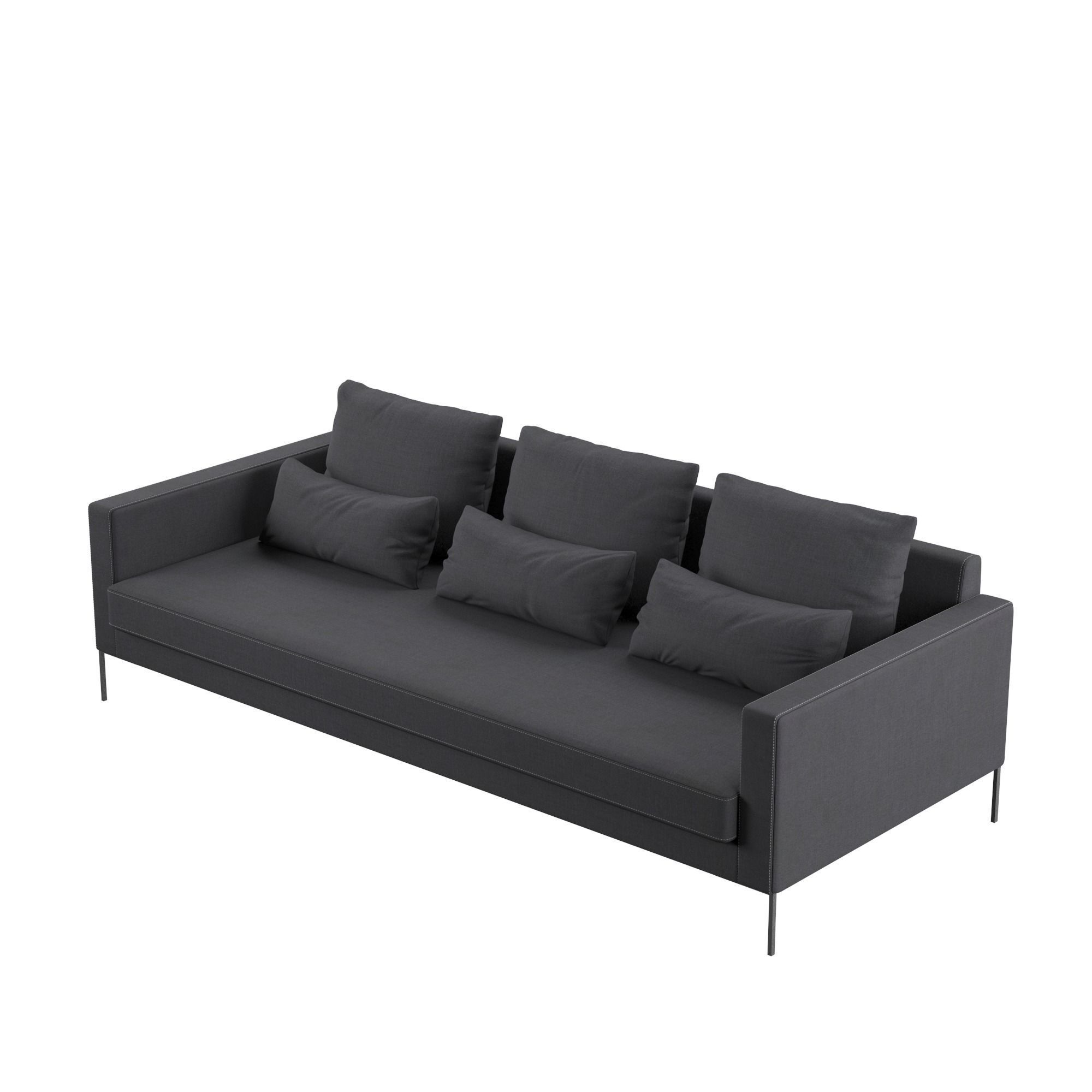 Couch - Sofa 3D model_1