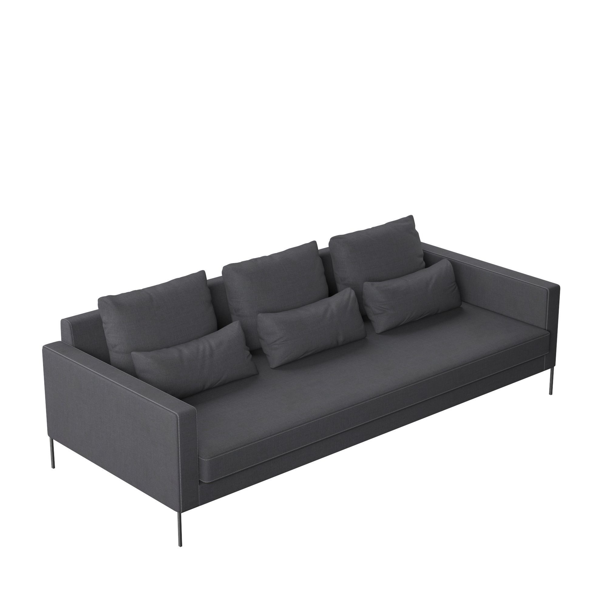Couch - Sofa 3D model_2