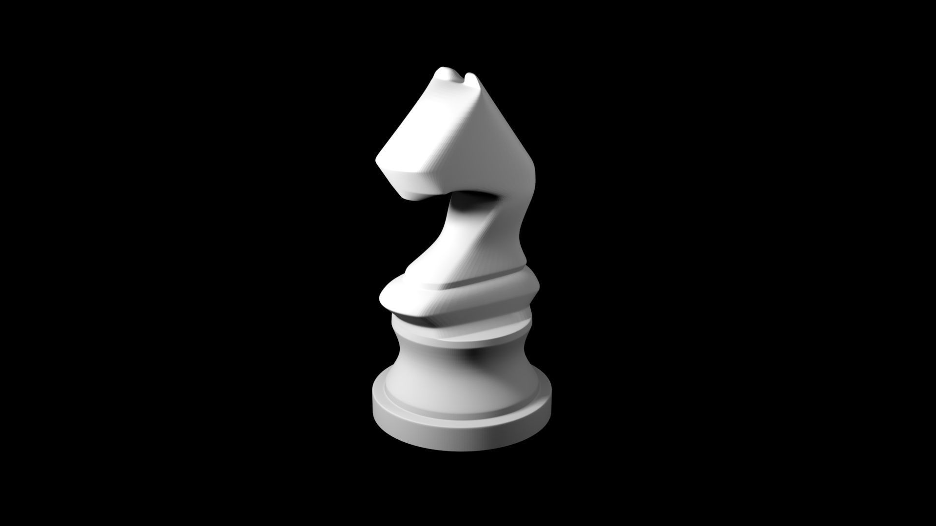 Chess Knight Free 3D model_1