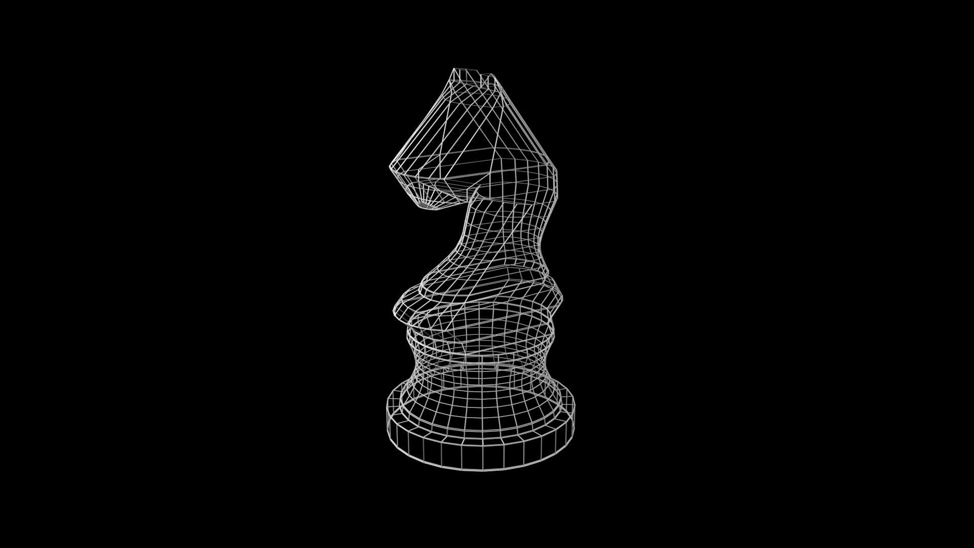 Chess Knight Free 3D model_2