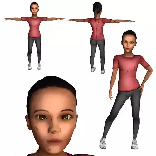 Children Girl Rig