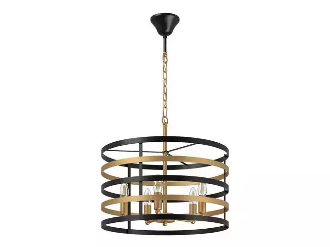 735050 Epsilon Lightstar Chandelier 3D model